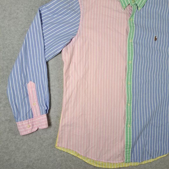 Ralph Lauren Multicolor Striped Casual Button Down Shirt - Picture 3 of 12